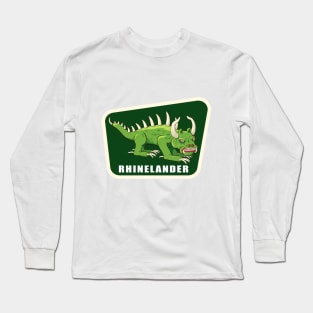 Hodag Green Terror of the Northwoods Long Sleeve T-Shirt